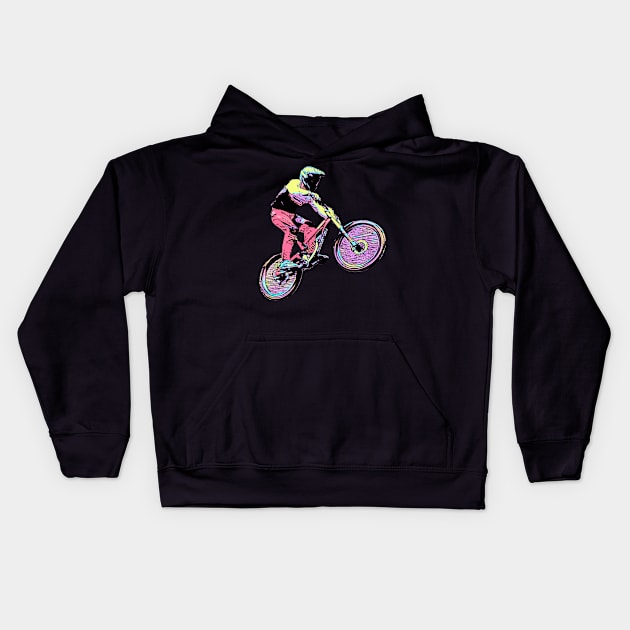 mtb Kids Hoodie by rickylabellevie